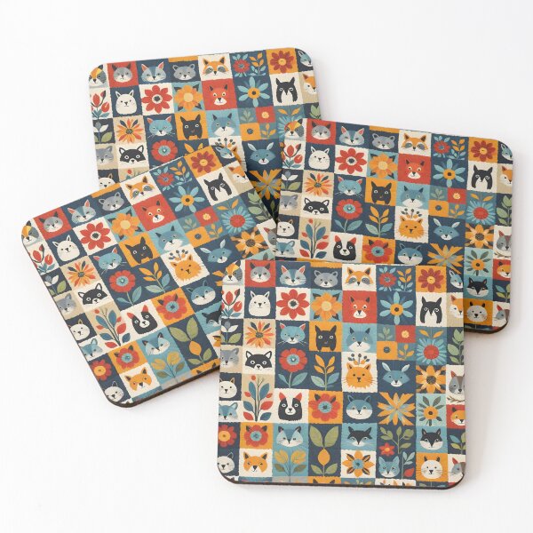 Item preview, Floral And Animal Quilting Themed Pattren - Quilting Lover - Funny Quilter designed and sold by Wiss2Arts.