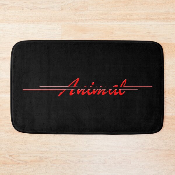 Item preview, ANIMAL Retro Red Script Typography with Smeared Text Effect designed and sold by TheDezignKitchen.