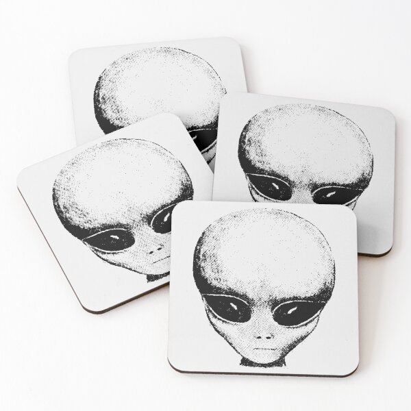 Item preview, Vintage Grey Alien Face Extraterrestrial UFO designed and sold by acquiesce13.