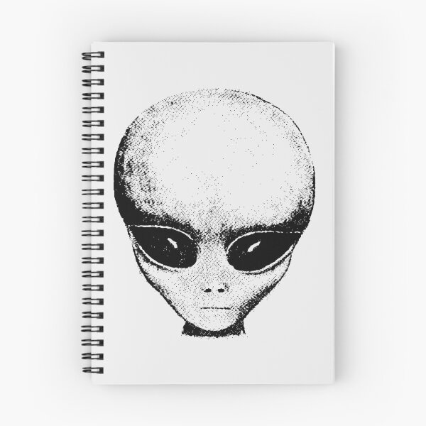 Item preview, Vintage Grey Alien Face Extraterrestrial UFO designed and sold by acquiesce13.