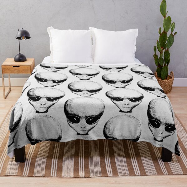 Item preview, Vintage Grey Alien Face Extraterrestrial UFO designed and sold by acquiesce13.
