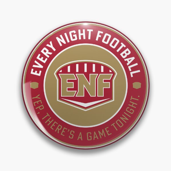 Item preview, Every Night Football "Circular Slogan" (Red & Gold) designed and sold by GX3-Creative.