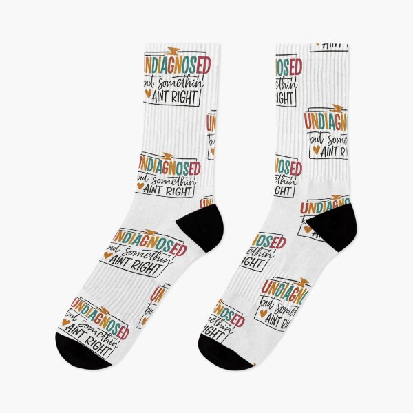 Item preview, Funny Undiagnosed but somethin aint right Snarky quote Sarcastic Sassy ADHD, womens designed and sold by LuxeGraphix.