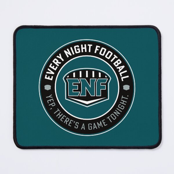 Item preview, Every Night Football "Circular Slogan" (Midnight Green & Black) designed and sold by GX3-Creative.