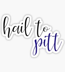 hail to pitt Sticker