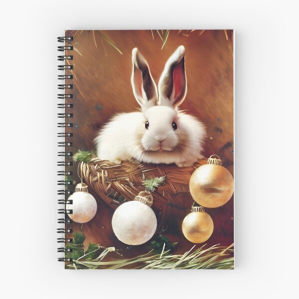 Item preview, A Rabbit in a Christmas Basket designed and sold by Suzie Palmer.