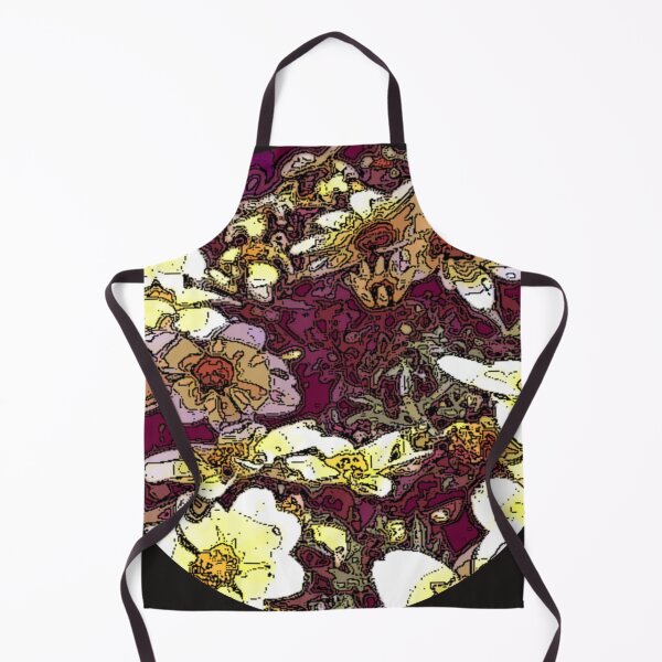 Item preview, flowerbed draw round abstract floral design designed and sold by SmashingDeals.