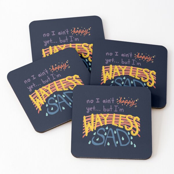 Item preview, AJR Way Less Sad Lyrics designed and sold by LostboysLL.