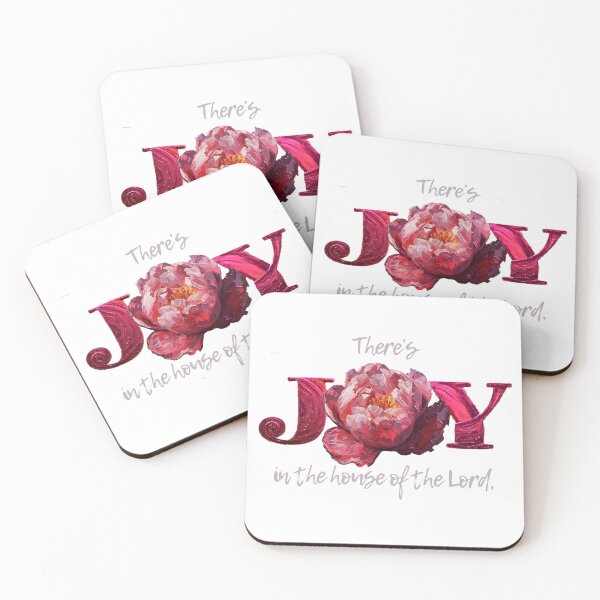 Item preview, There's joy in the house of the Lord - peonies designed and sold by Cane & Abel Creations ..