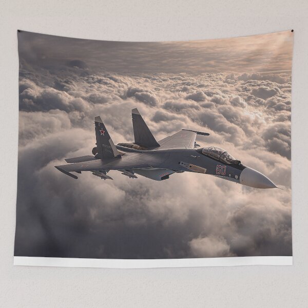 Item preview, Sukhoi Su-27 with Cloud Reflections designed and sold by Skyframe Aviation.