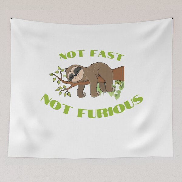 Item preview,  Not Fast Not Furious Sloth T-Shirt | Funny Lazy Animal Quote Tee | Cute Sloth Lover Gift designed and sold by Bachir3400.
