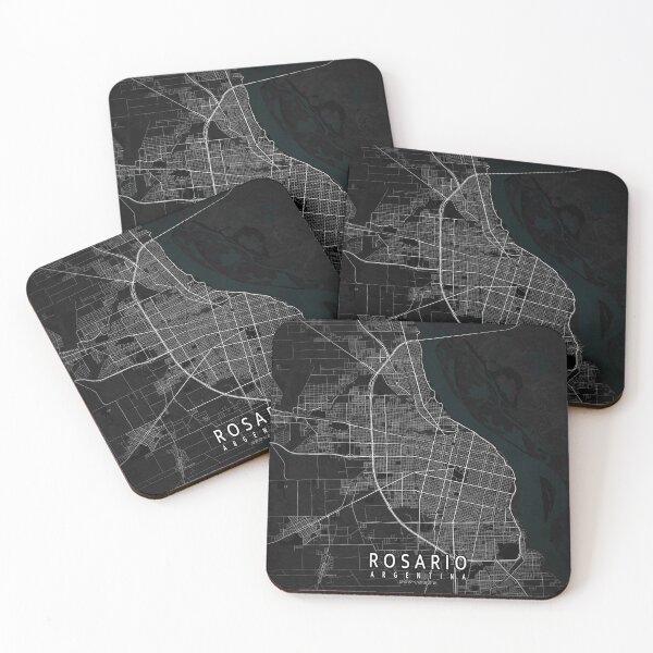 Item preview, Rosario City Map of Argentina - Dark designed and sold by deMAP.