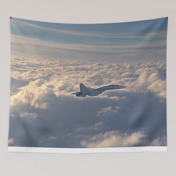 Item preview, Sukhoi Su-27 Over Soft Billows designed and sold by Skyframe Aviation.