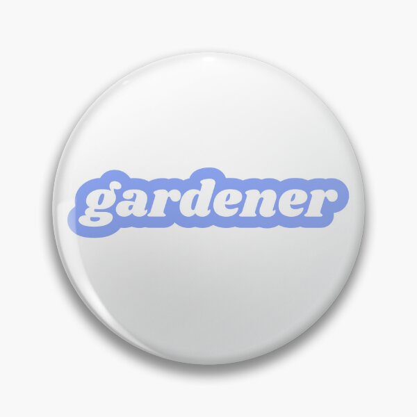 Item preview, gardener simple blue text designed and sold by carminelove.