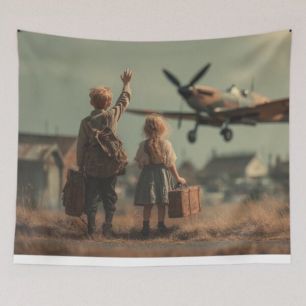 Item preview, Farewell at the Airfield designed and sold by Skyframe Aviation.