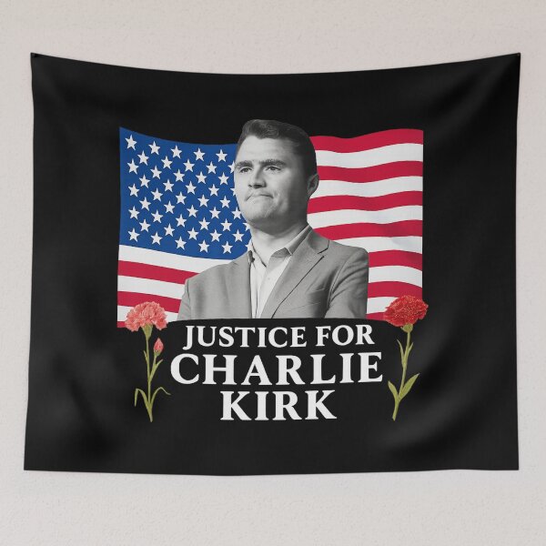 Item preview, Charlie Kirk Inspired Justice For Charlie designed and sold by JeyVel.