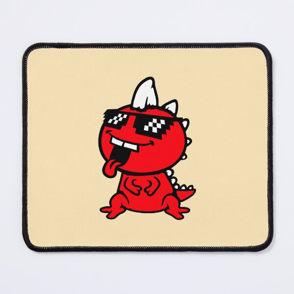 Item preview, Dino Cool Pixel Sunglasses Tongue Out Stegosaurus Dinosaur designed and sold by shirt-o-mat.