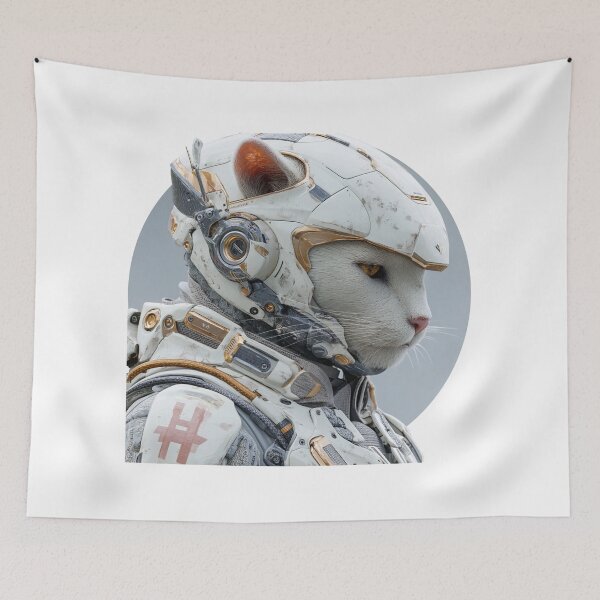 Item preview, Realistic Futuristic Armored Cat designed and sold by Nebulorum.