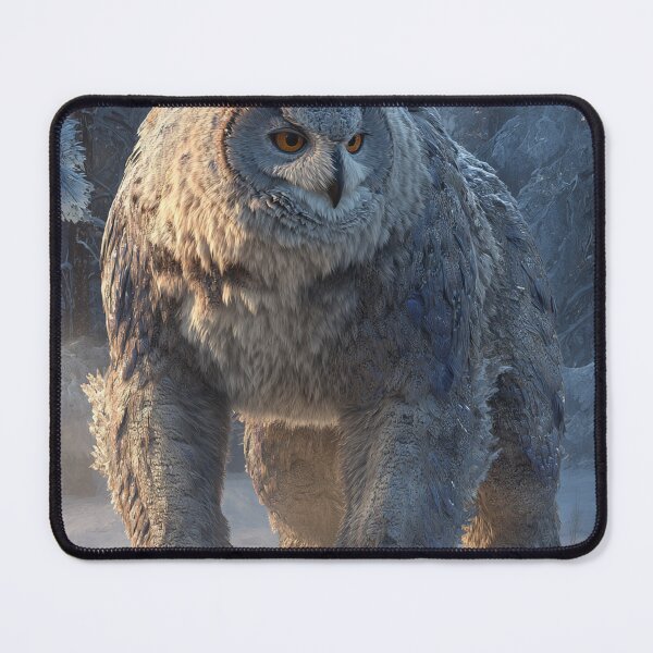 Item preview, Frostbound Owl-Bear: Winter Sentinel designed and sold by ArgentoArt.