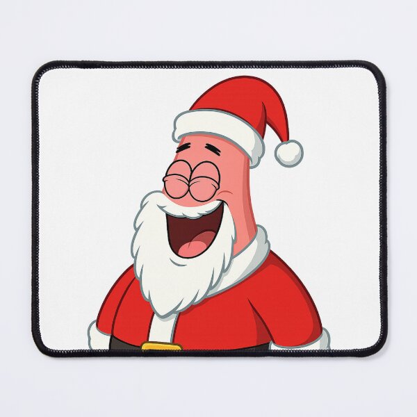 Item preview, Spongebob / Patrick Star Laughing in Santa Claus Outfit designed and sold by DibujandoPorfa.