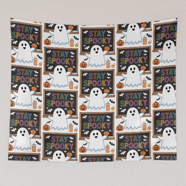 Item preview, Stay Spooky Ghost Pumpkin - Halloween Holiday Spooktacular designed and sold by Taans-Creation.