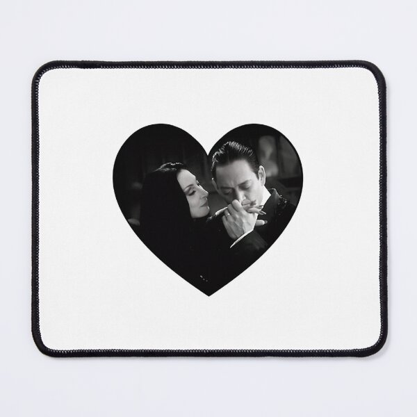 Item preview, Morticia And Gomez Black And White Heart designed and sold by QuriousShopp.