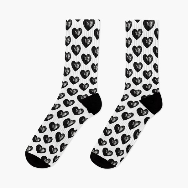 Item preview, Morticia y Gomez Corazón en blanco y negro designed and sold by QuriousShopp.