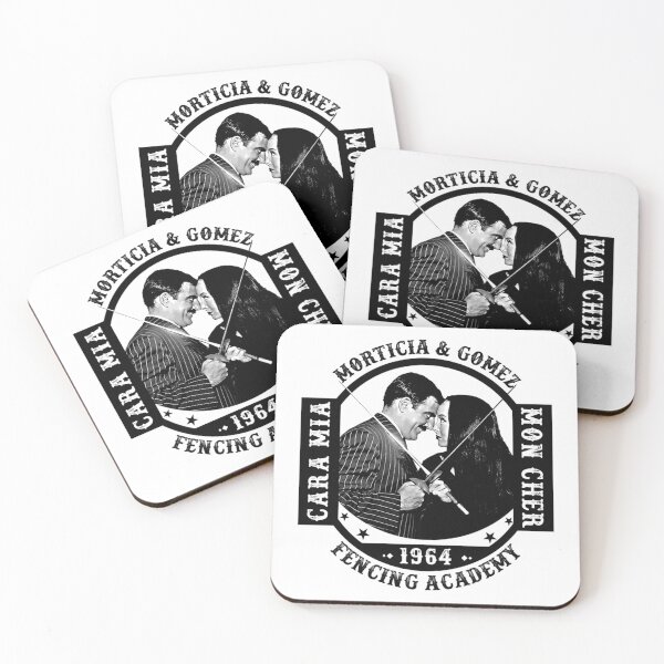 Item preview, Morticia And Gomez Fencing Academy designed and sold by QuriousShopp.