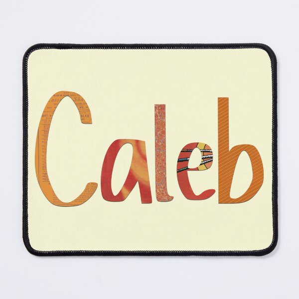 Item preview, Caleb Name Scrapbook Paper Style designed and sold by toowoosh.
