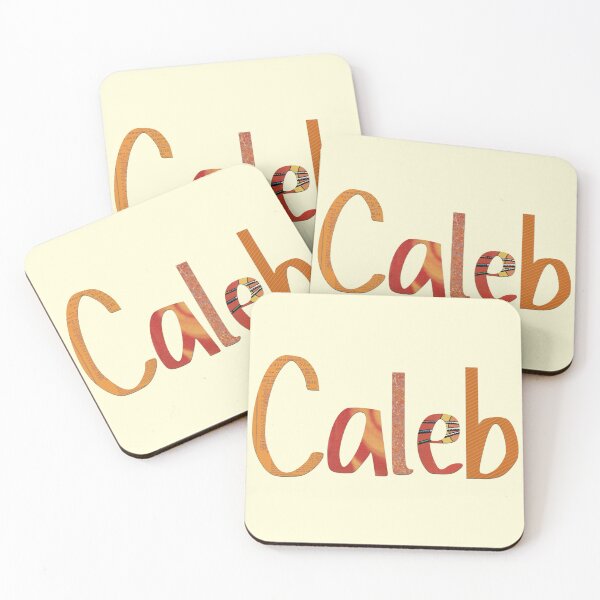 Item preview, Caleb Name Scrapbook Paper Style designed and sold by toowoosh.