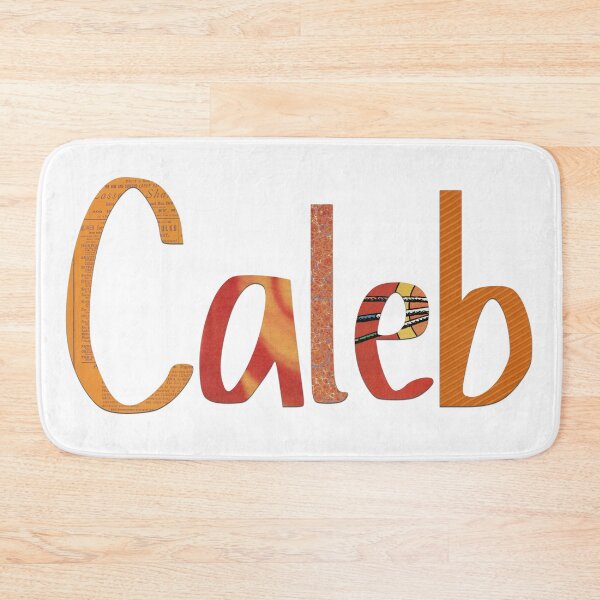Item preview, Caleb Name Scrapbook Paper Style designed and sold by toowoosh.