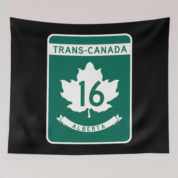 Item preview, Alberta Trans Canada Highway 16 Sign 156 designed and sold by KACIKIMBER4.