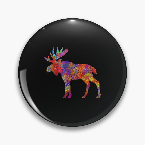 Item preview, Canadian Moose Abstract Paint Wildlife   designed and sold by StaticAppare.