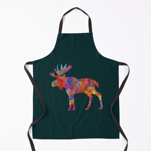 Item preview, Canadian Moose Abstract Paint Wildlife   designed and sold by StaticAppare.
