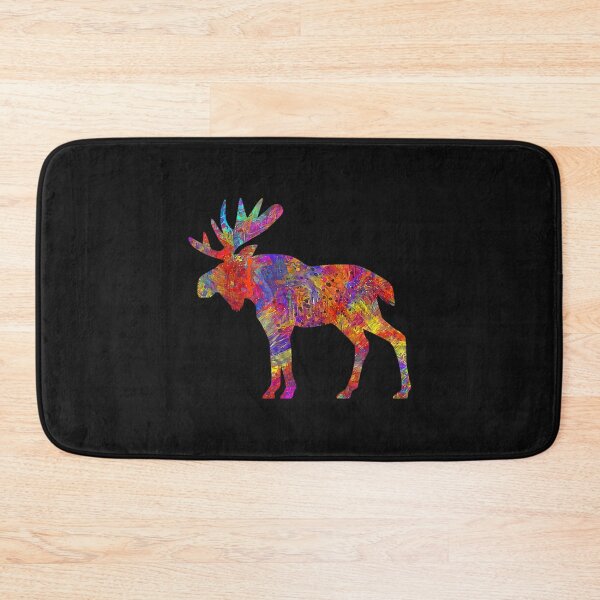 Item preview, Canadian Moose Abstract Paint Wildlife   designed and sold by StaticAppare.