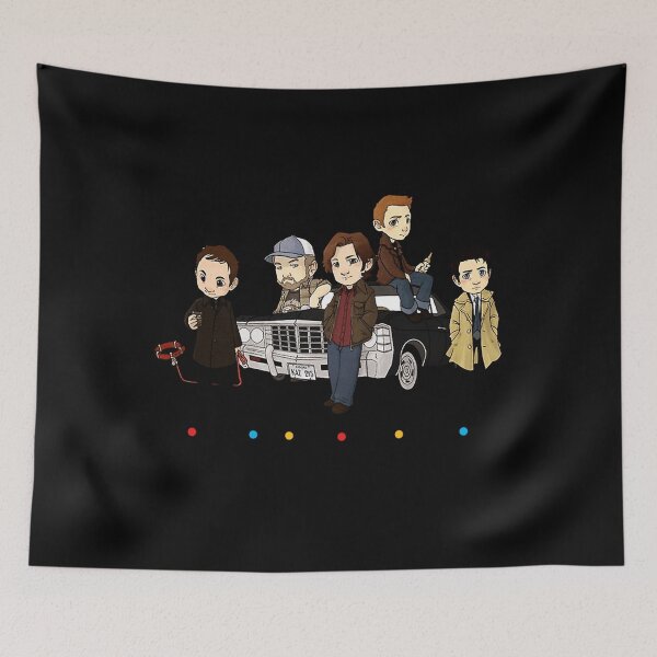Item preview, Supernatural Friends Cartoon designed and sold by nicolasajllaqua.