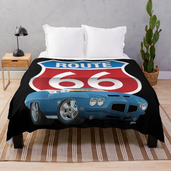 Item preview, America'S Highway Historic Route 66 And  Car Cartoon 273 designed and sold by KACIKIMBER4.