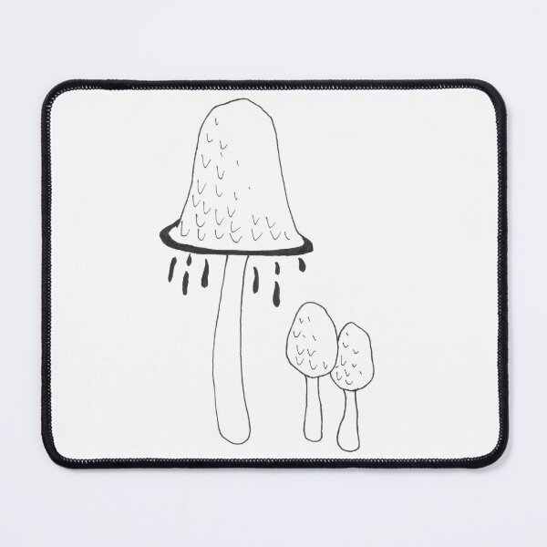 Item preview, Inky Cap Mushroom Cluster designed and sold by BlossomingHope.