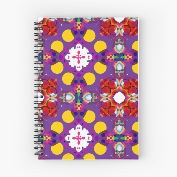 Item preview, rings abstract kunterbunt seamless colorful repeat pattern designed and sold by Abrahamjrnd.