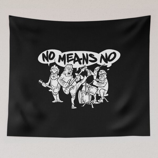 Item preview, Nomeansno Cartoon designed and sold by nicolasajllaqua.