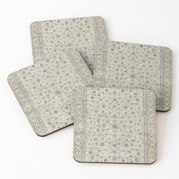 Item preview, Kashan Isfahan Persian Carpet Print designed and sold by Vicky Brago-Mitchell®.