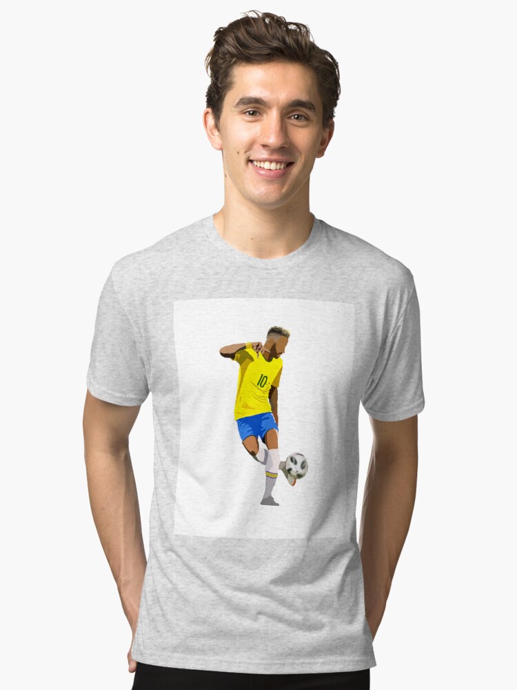 Neymar Jr Brazil' Tri-blend T-Shirt for Sale by Webbed Toe Design's