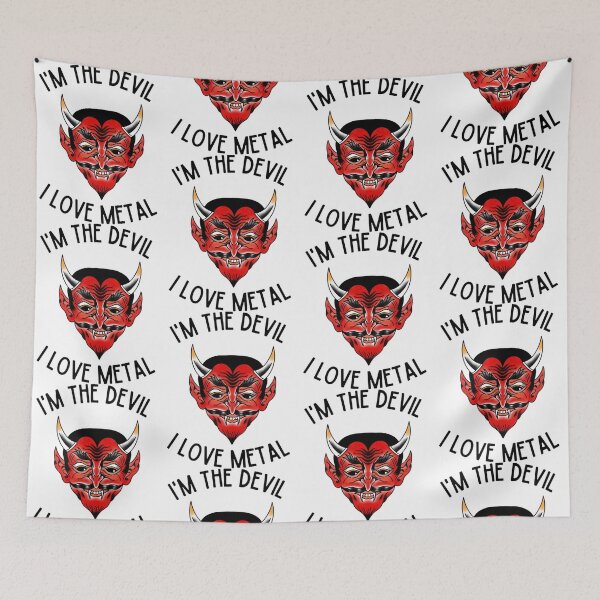 Item preview, I'm the Devil, I Love Metal    designed and sold by StaticAppare.