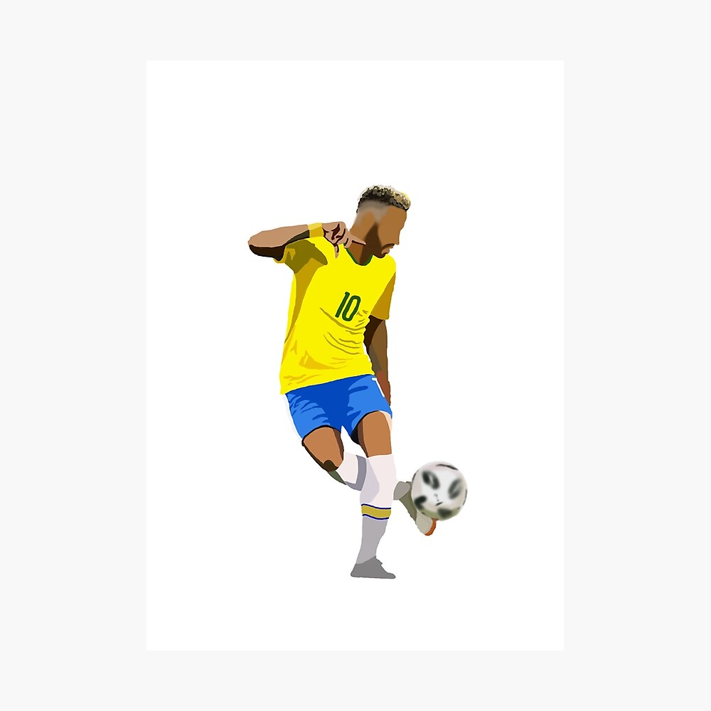 Neymar Jr Brazil Poster