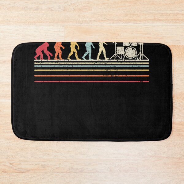 Item preview,  Funny Drummer Graphic. Retro Vintage Evolution Of Man Print designed and sold by SpiderKaseySto.