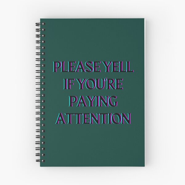 Item preview, please yell if you_re paying attentionOversized  designed and sold by BloomAndBeeT.