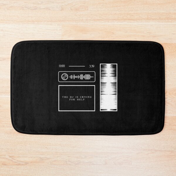 Item preview, The DJ is Crying For Help Audio Graphics (WSpotify Code) designed and sold by BloomAndBeeT.