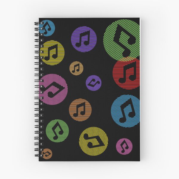Item preview, Rainbow music quavers designed and sold by BlakefourDesign.