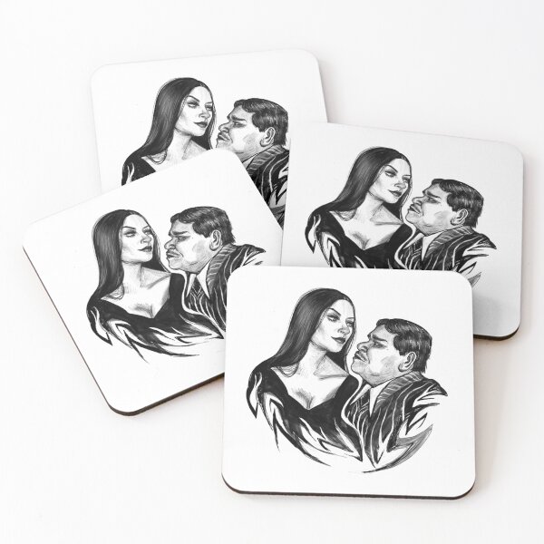 Artikelvorschau, Morticia und Gomez entworfen und verkauft von QuriousShopp.