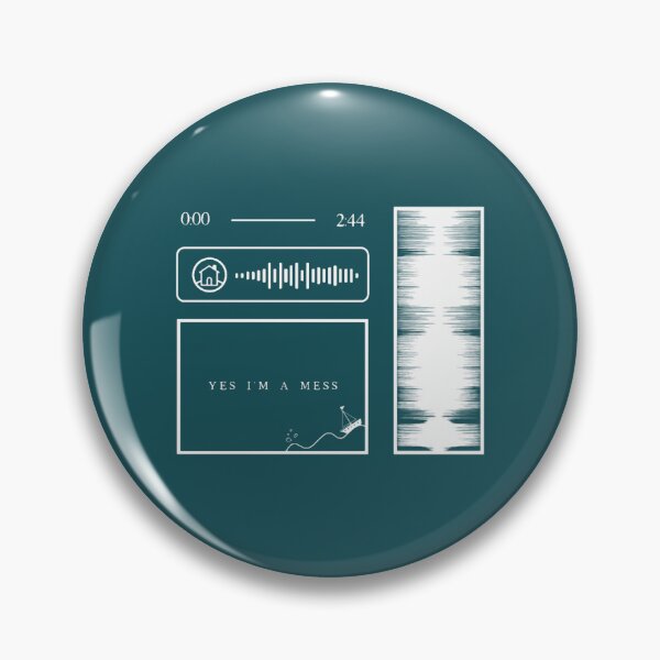 Item preview, Yes I_m a Mess Audio Graphics (WSpotify Code) designed and sold by BloomAndBeeT.
